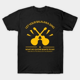 Guitar Lovers Yellow T-Shirt